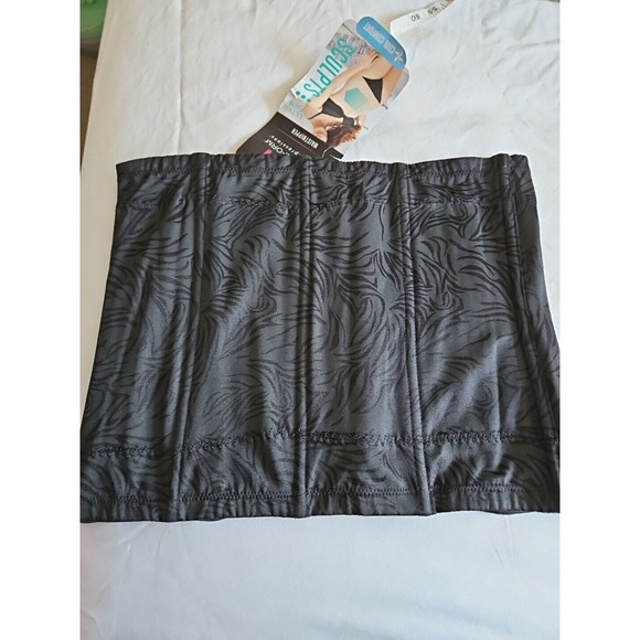 Maidenform XL Self Expressions Ultra Firm Control Waist Nipper Black SE3067 NWT - Picture 6 of 6